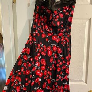 Rose pinup dress Xl